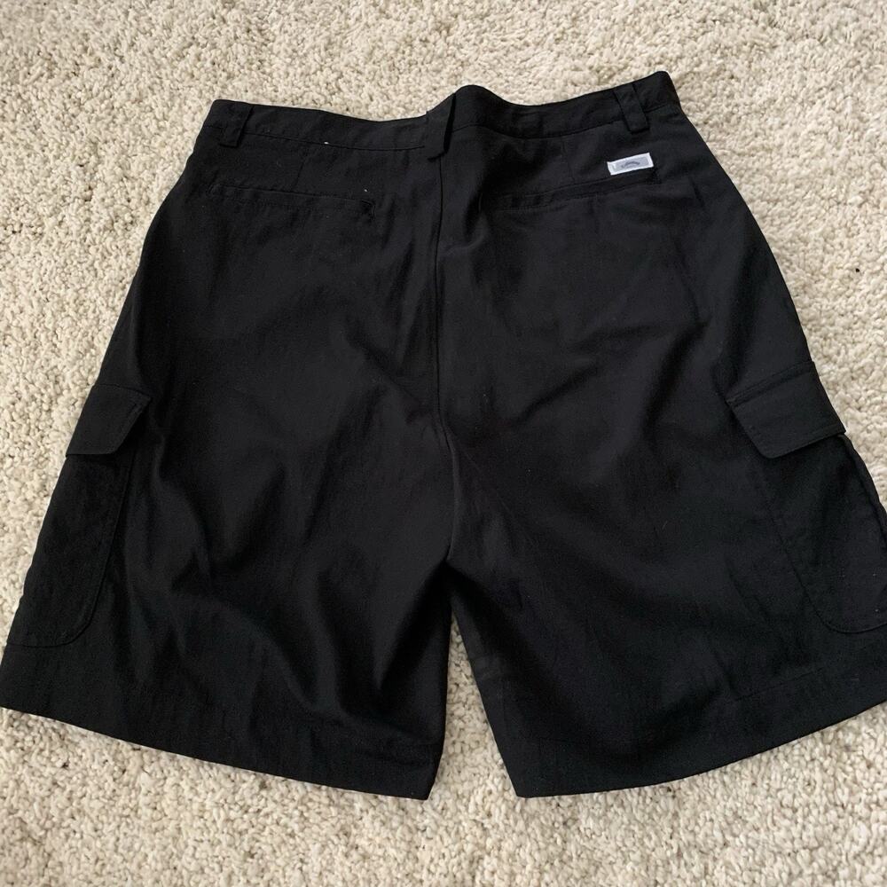 Callaway Golf X-Series Shorts Mens Size 38 Black Cargo Nylon 10” Inseam Pockets